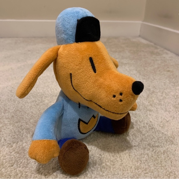 Dog Man 9.5" Plush Toy Stuffed Animal Dav Pilkey Beanie Figure - Picture 5 of 12